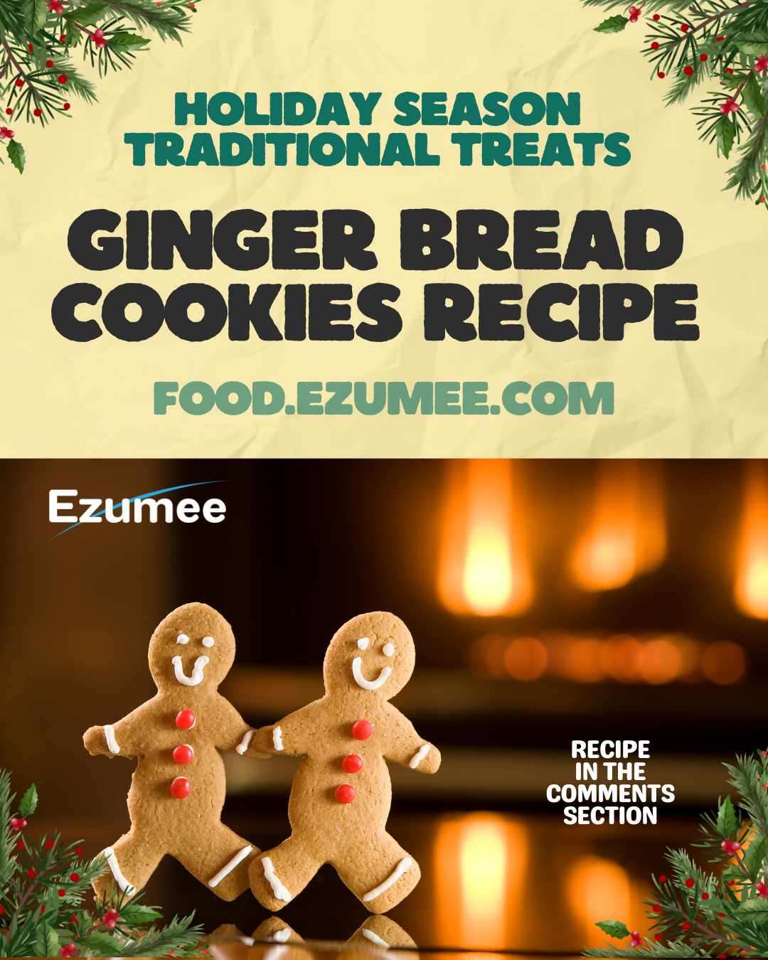 RECIPE Gingerbread Cookies