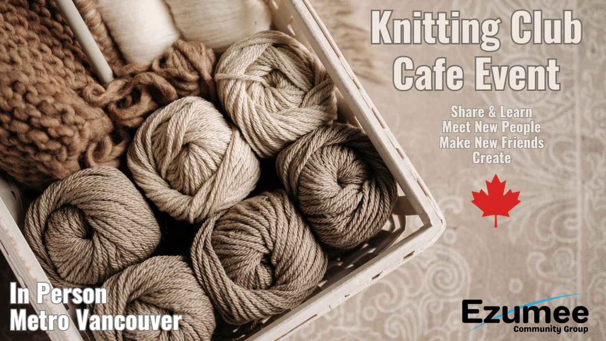 Ezumee Knitting Club Cafe Event