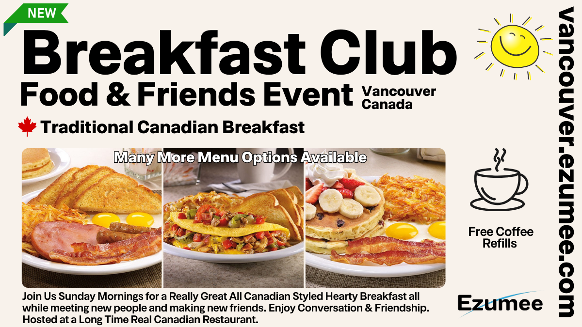 Ezumee Breakfast Club Event Vancouver Canada