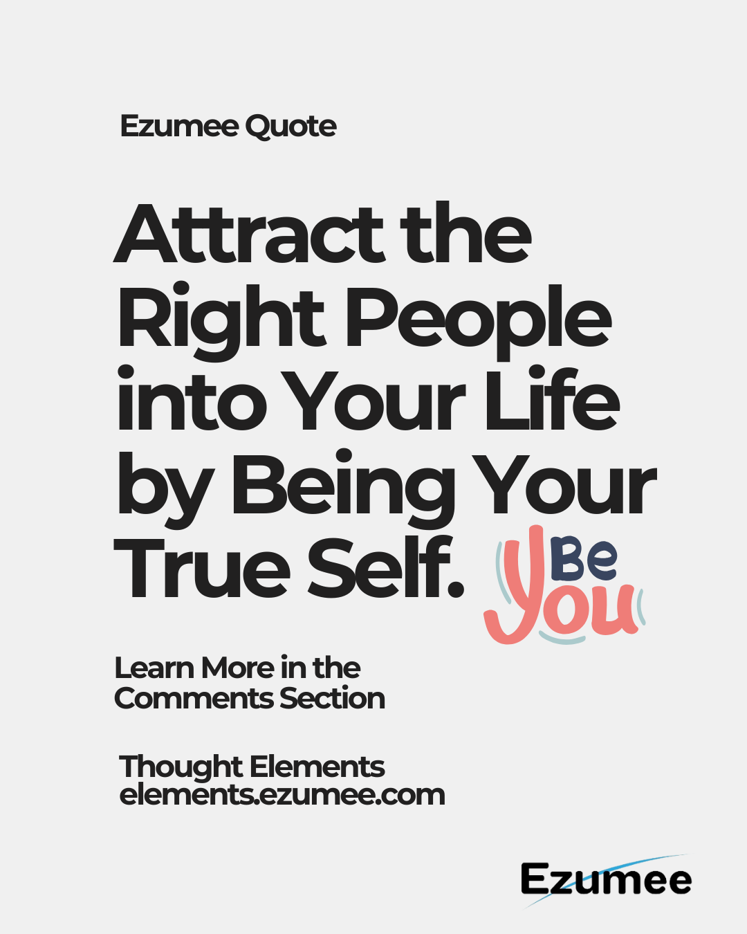 Just Be You Motivational Quote