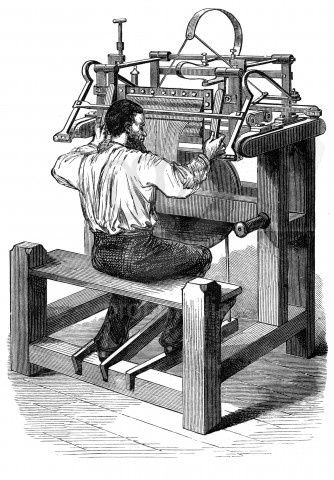 First Knitting Machine