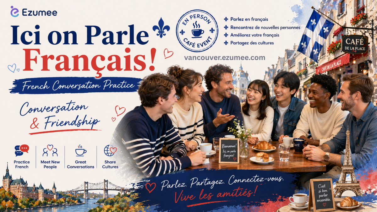 Francais French Conversation Practice Cafe Event