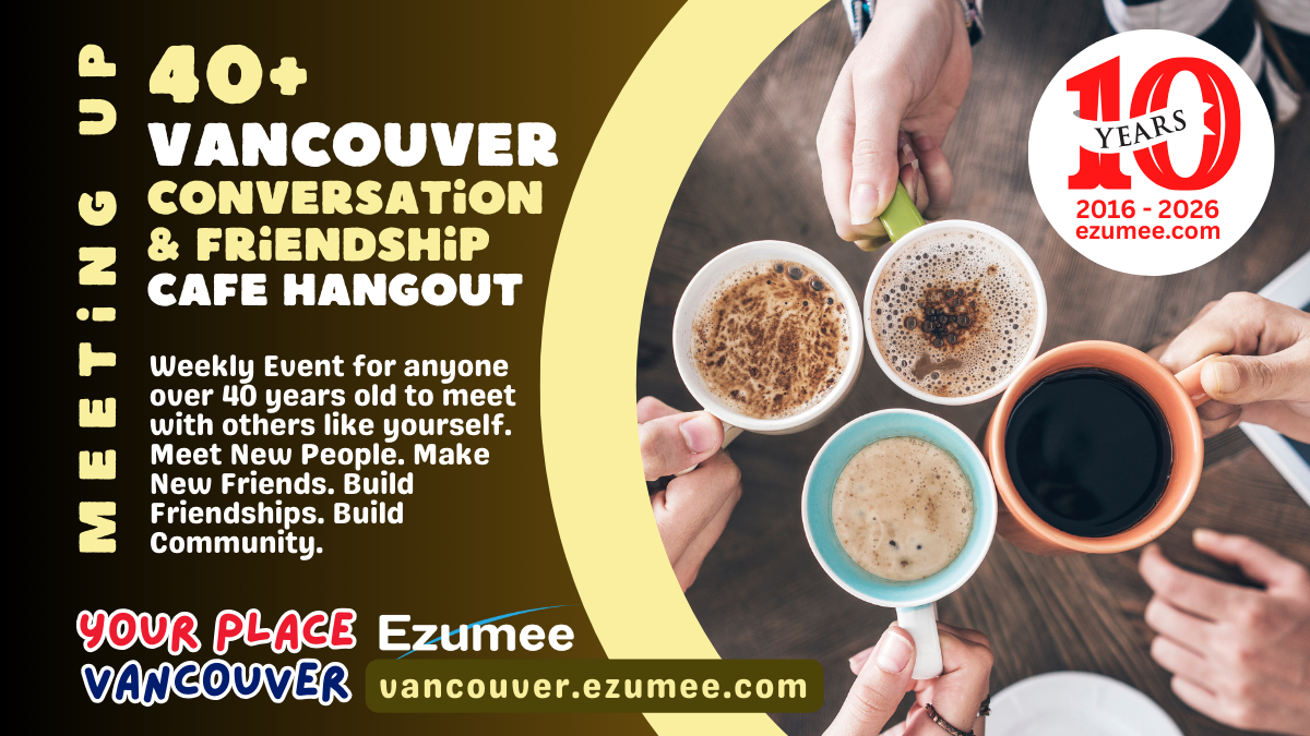 40+ Conversation & Friendship Cafe