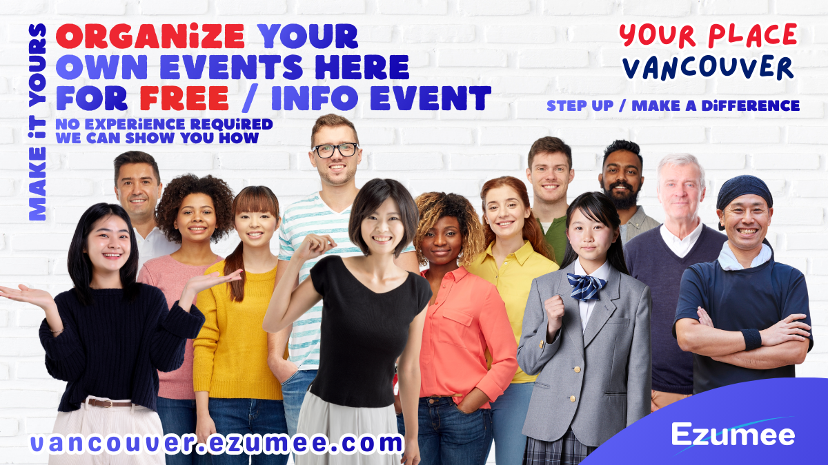 Organize & Host Your Own Events Info Event